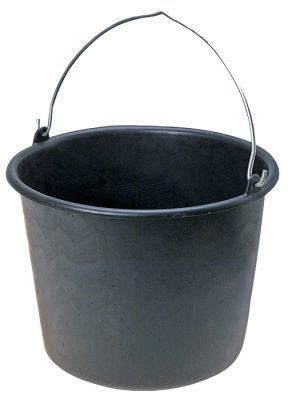 Ведро пласт.12л черное