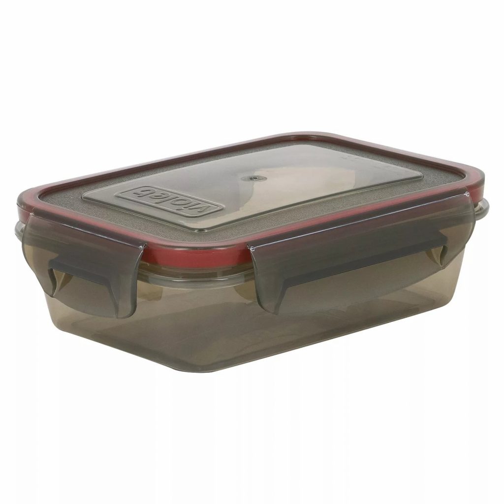 Контейнер 500мл герметичный прямоуг. дымчатый