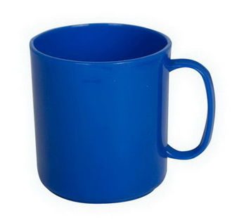Кружка 350мл б/рис. синяя