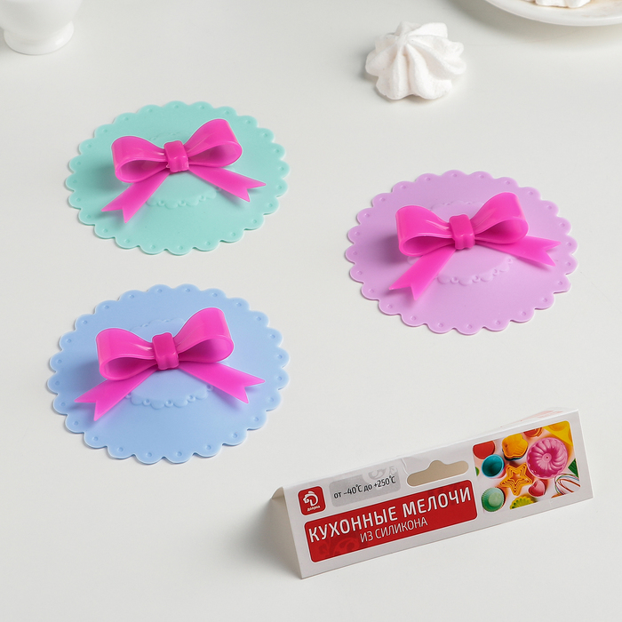 Крышка-непроливайка “Бантик” 11 см