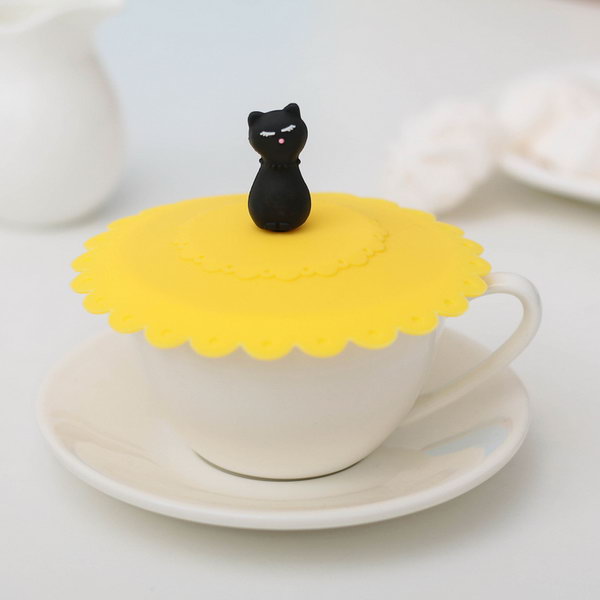 Крышка-непроливайка “Котейка” 11см