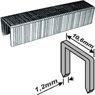 Скобы KRAFNOOL тип140, 6мм. 1000шт. 31680-06