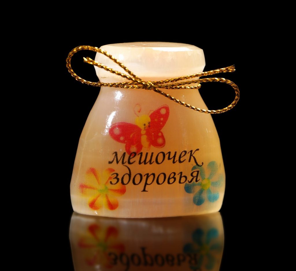 Сувенир “Мешочек здоровья”, селенит