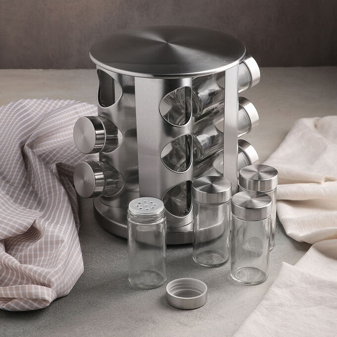 Набор д/специй “Профи” 12 предметов, 100 мл