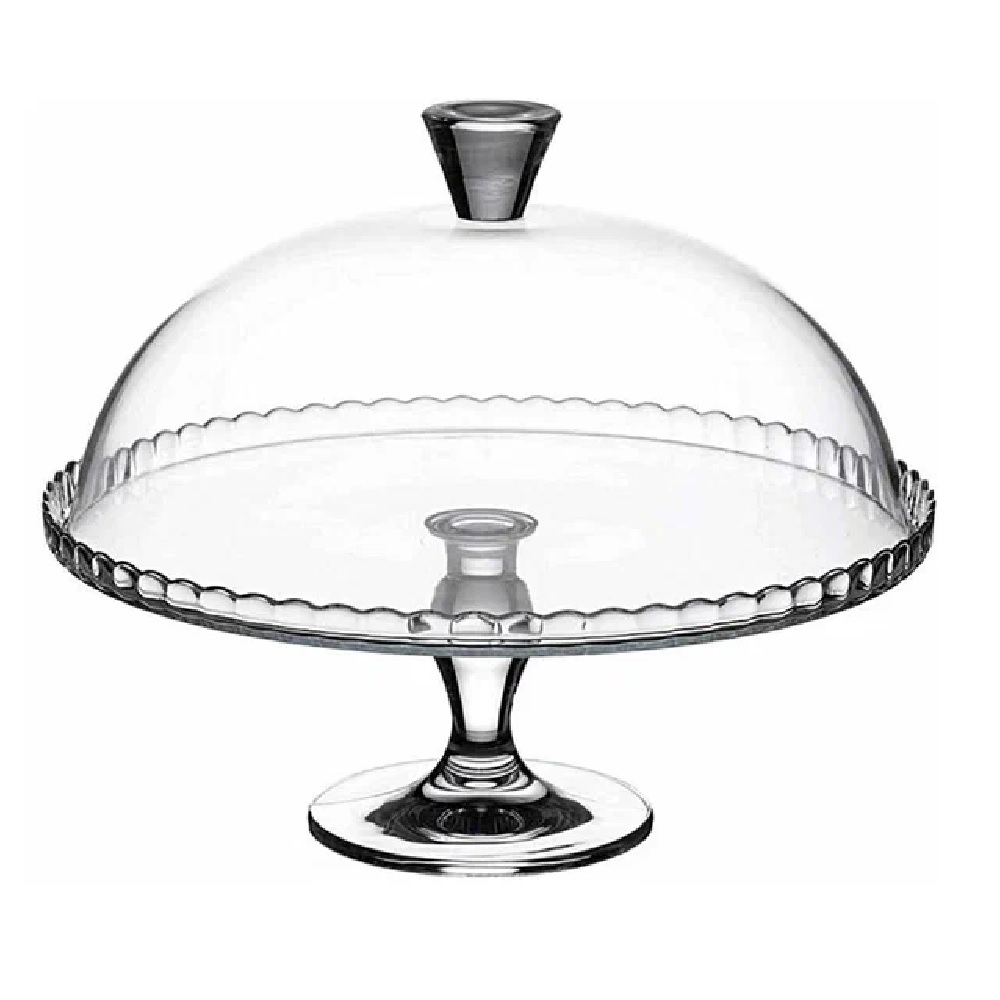 Блюдо д/торта 320 мм на ножке с крышкой