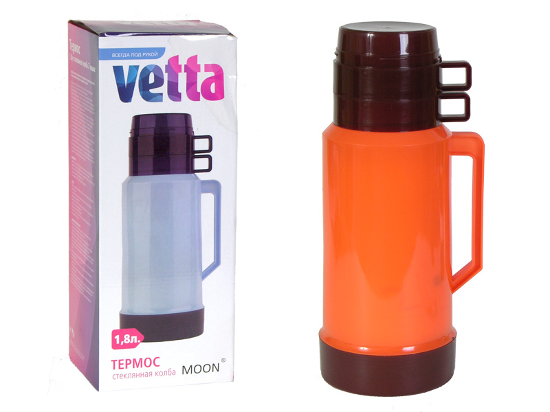 Термос 1,8л, стекл.колба