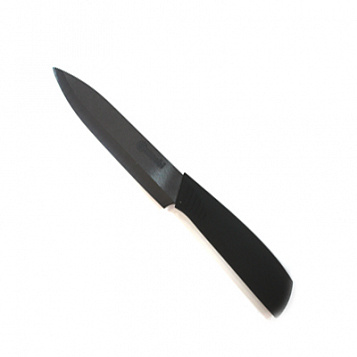 Нож кухонный керамический 12,5см Satoshi Busido, черный