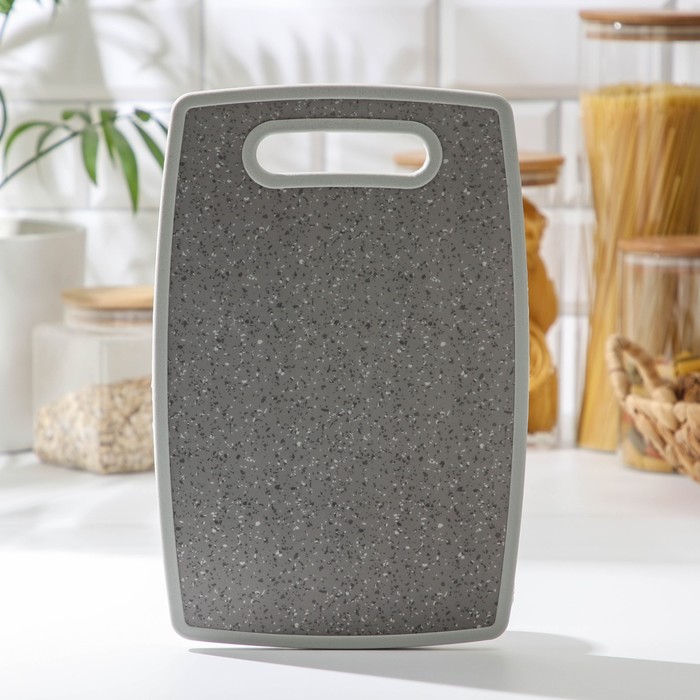 Доска разделочная пластиковая прямоугольная «Гранит», 30×20 см