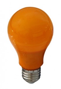 Лампа св/д Ecola ЛОН А60 Е27 12W оранжевая 631325