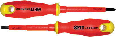 55896 Отвертка 3*75мм изолир. 1000В