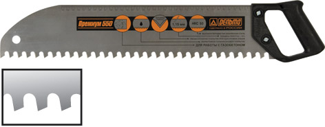 40700 Ножовка по пенобетону 550мм “Премиум” Дельта